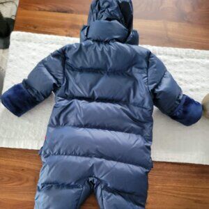 One Kid 6/12M Navy Snowsuit